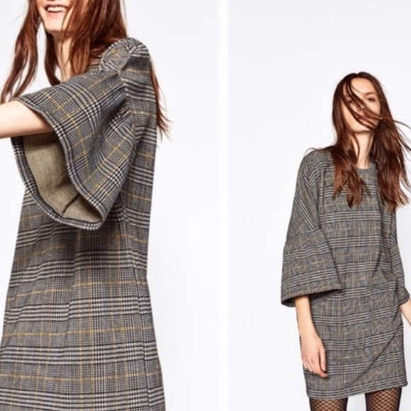 Zara checkered dress♦️SOLD♦️SOLD - Picture 1 of 6